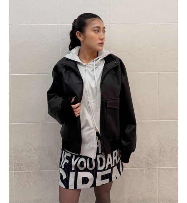 Oriens JOURNAL STANDARD「【OPEN YY / オープンワイワイ】 Knitted SLANT ZIP HOODIE」|パーカー|