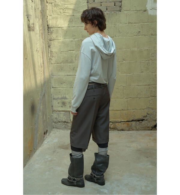 Oriens JOURNAL STANDARD「【OPEN YY / オープンワイワイ】 Knitted SLANT ZIP HOODIE」|パーカー|