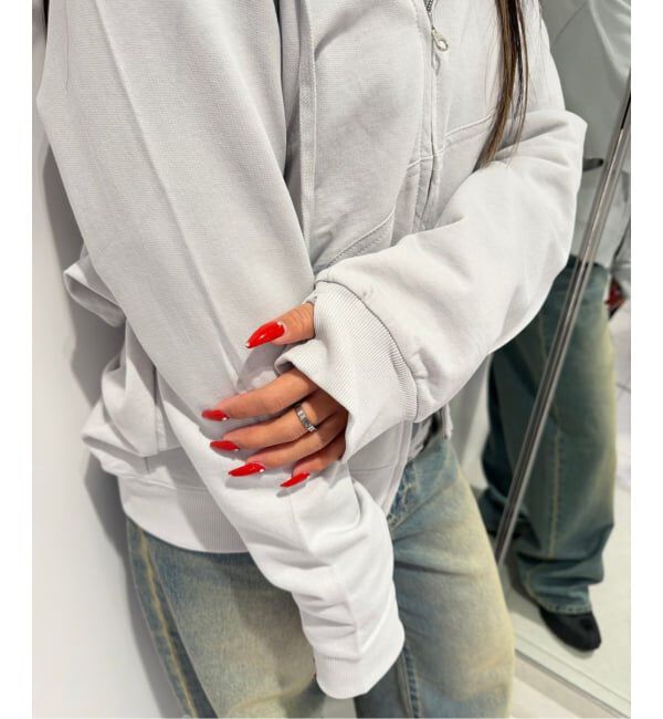 Oriens JOURNAL STANDARD「【OPEN YY / オープンワイワイ】 Knitted SLANT ZIP HOODIE」|パーカー|