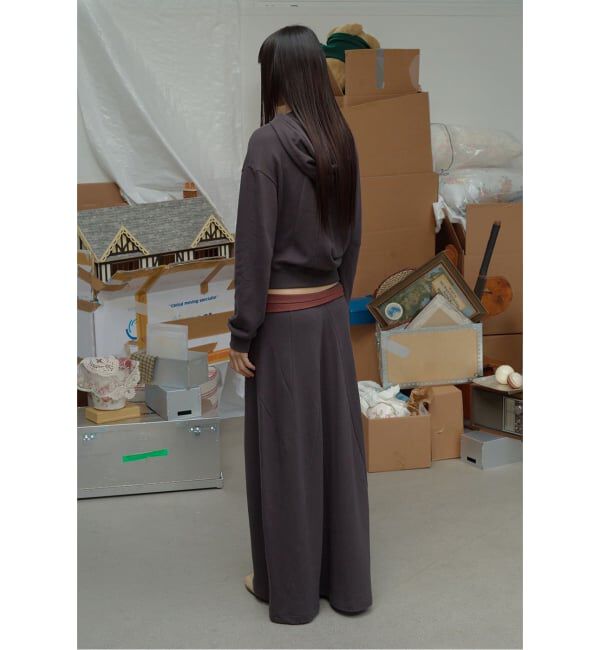 Oriens JOURNAL STANDARD「【OPEN YY / オープンワイワイ】 Knitted SLANT ZIP HOODIE」|パーカー|