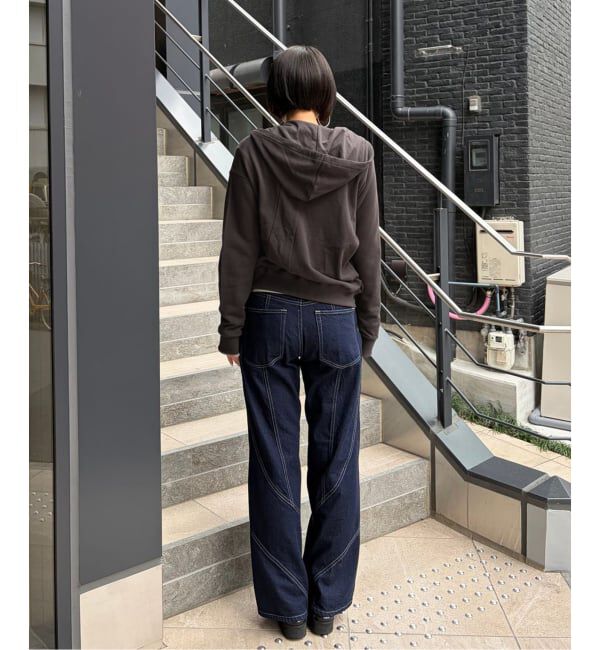 Oriens JOURNAL STANDARD「【OPEN YY / オープンワイワイ】 Knitted SLANT ZIP HOODIE」|パーカー|