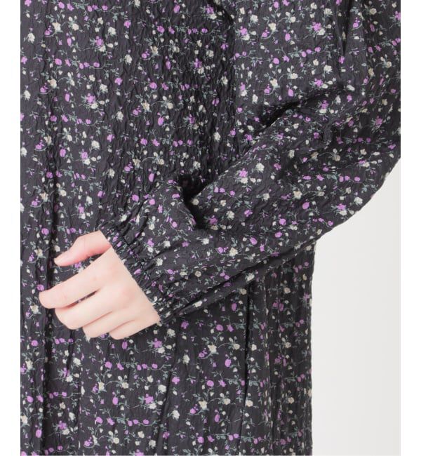 JOURNAL STANDARD relume「《WEB限定》フラワークレープギャザーワンピース」|ワンピース|