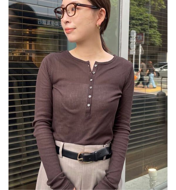 JOURNAL STANDARD「《追加2》シアーテレコヘンリーネックプルオーバー」|Tシャツ・カットソー|