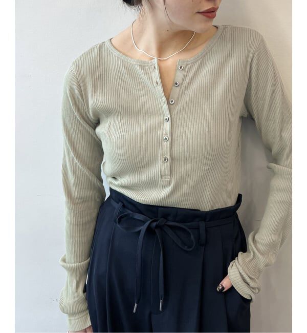 JOURNAL STANDARD「《追加2》シアーテレコヘンリーネックプルオーバー」|Tシャツ・カットソー|