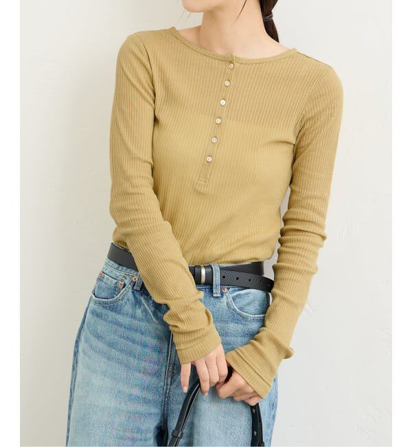 JOURNAL STANDARD「《追加2》シアーテレコヘンリーネックプルオーバー」|Tシャツ・カットソー|