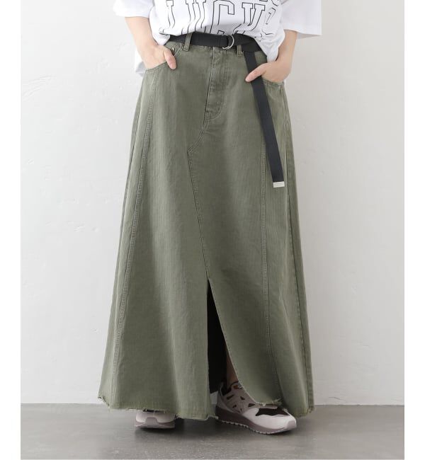 journal standard luxe「《予約》ヴィンテージヘリンボン スウィッチスカート」|スカート|