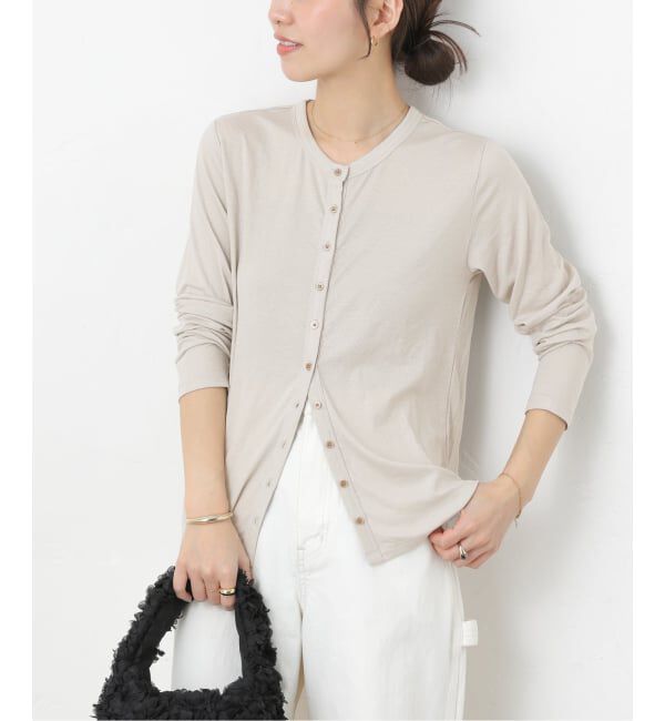 JOURNAL STANDARD relume「《予約》リネンミックスクルーネックカーディガン」|カーディガン|グレーB