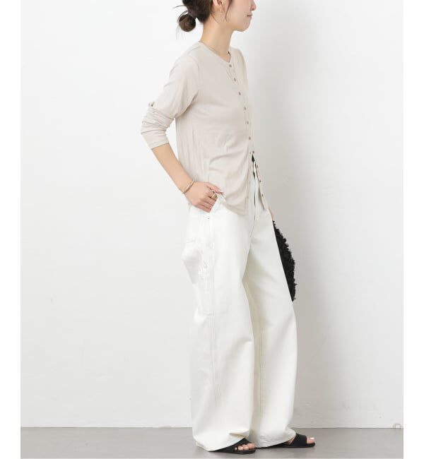 JOURNAL STANDARD relume「《予約》リネンミックスクルーネックカーディガン」|カーディガン|