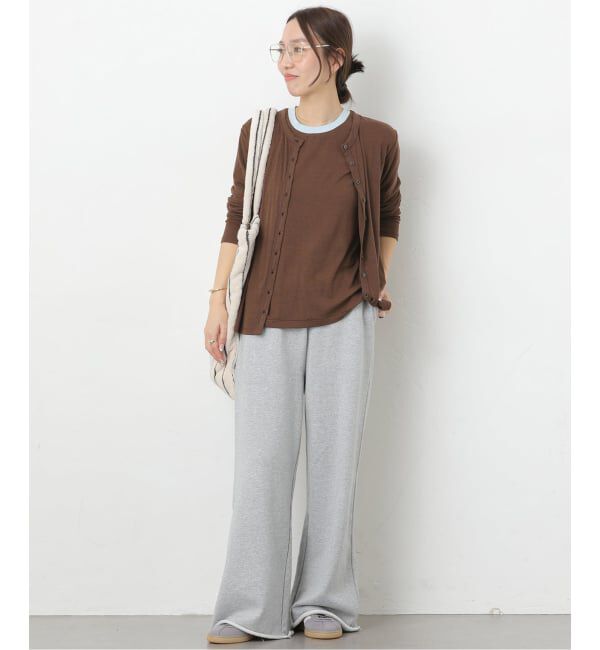 JOURNAL STANDARD relume「《予約》リネンミックスクルーネックカーディガン」|カーディガン|