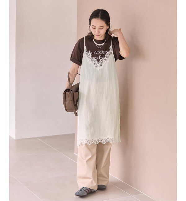 JOURNAL STANDARD「《追加3》フィブリルリヨセルキャミワンピース」|ワンピース|