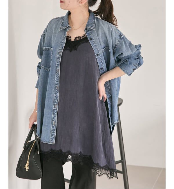 JOURNAL STANDARD「《追加3》フィブリルリヨセルキャミワンピース」|ワンピース|