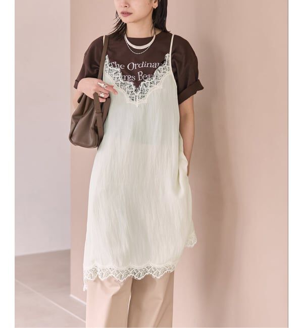 JOURNAL STANDARD「《追加3》フィブリルリヨセルキャミワンピース」|ワンピース|