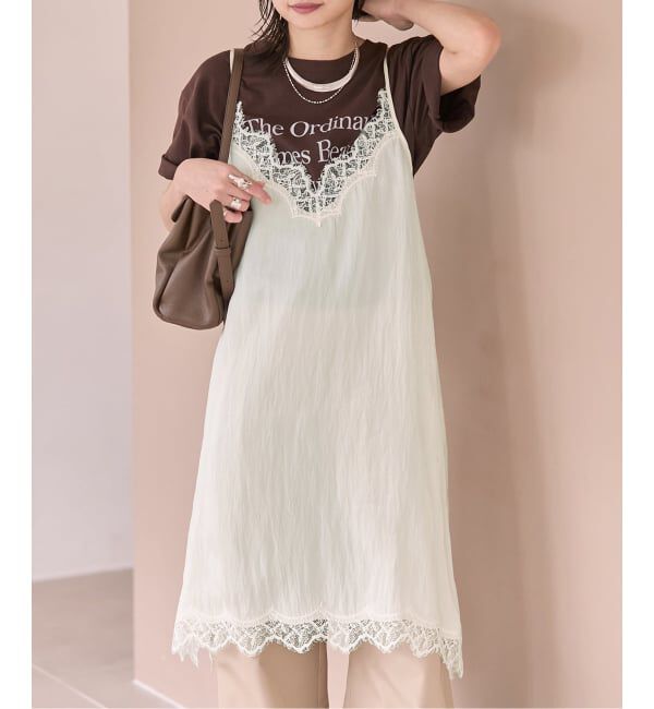 JOURNAL STANDARD「《追加3》フィブリルリヨセルキャミワンピース」|ワンピース|