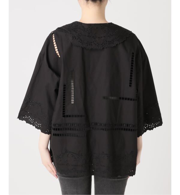 JOURNAL STANDARD relume「《予約》スクエアエンブロイダリーフラットカラーブラウス」|シャツ・ブラウス|