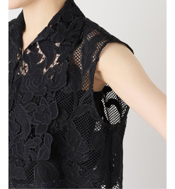 journal standard L'essage「《追加予約》ケミカルコードレースノースリーブブラウス」|シャツ・ブラウス|