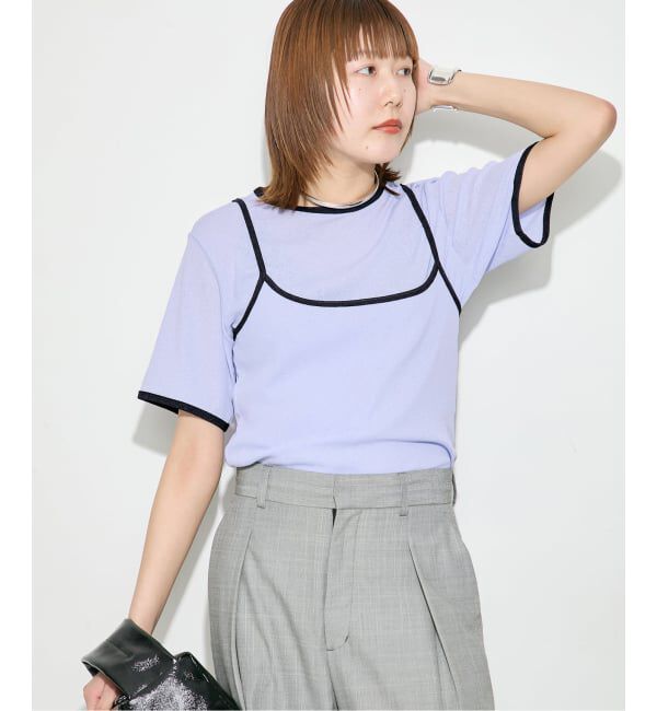 journal standard L'essage「《予約》DRY RIB セットアップトリム」|Tシャツ・カットソー|