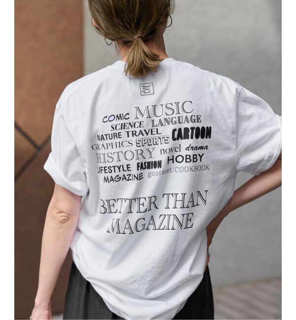 FRAMeWORK「BETTER THAN GOOD/ベターザングッド BTG GOOD BOOKS Tシャツ」|Tシャツ・カットソー|