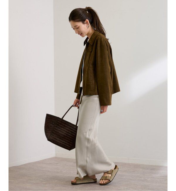 FRAMeWORK「≪追加≫キュプラバイアスサテンロングスカート」|スカート|