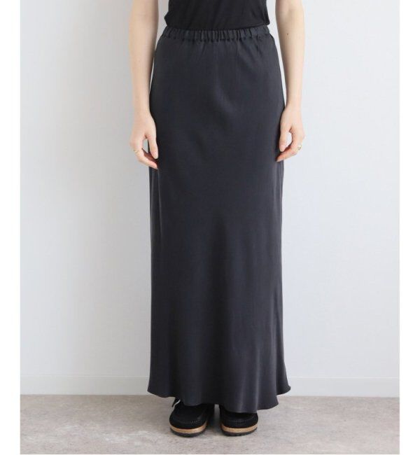 FRAMeWORK「≪追加≫キュプラバイアスサテンロングスカート」|スカート|