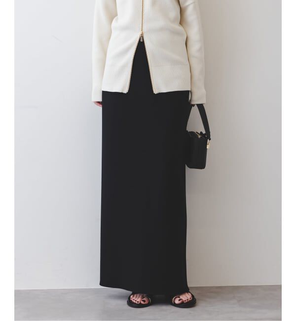 NOBLE「《追加》コンフォートジャージーライクタイトスカート」|スカート|