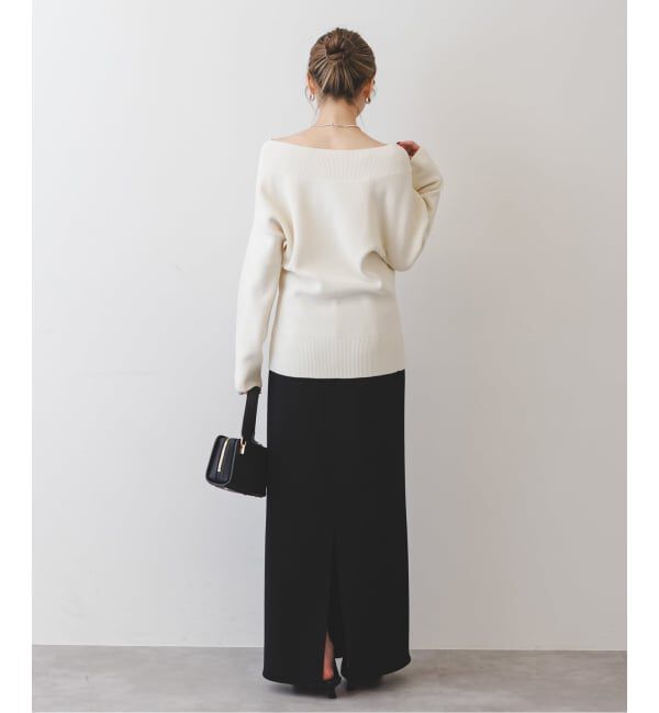 NOBLE「《追加》コンフォートジャージーライクタイトスカート」|スカート|