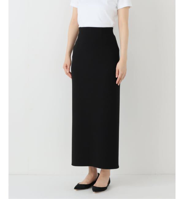NOBLE「《追加》コンフォートジャージーライクタイトスカート」|スカート|