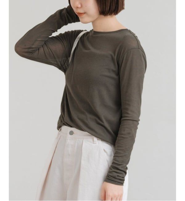 FRAMeWORK「≪追加≫HTシアーロングTee5」|Tシャツ・カットソー|
