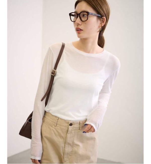 FRAMeWORK「≪追加≫HTシアーロングTee5」|Tシャツ・カットソー|