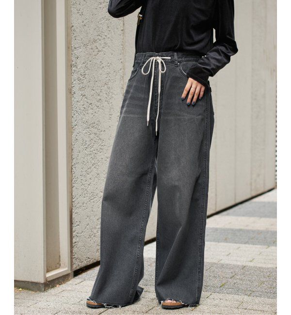 Spick and Span「5 1/2 SOFT DRAWSTRINGDENIM」|デニム|