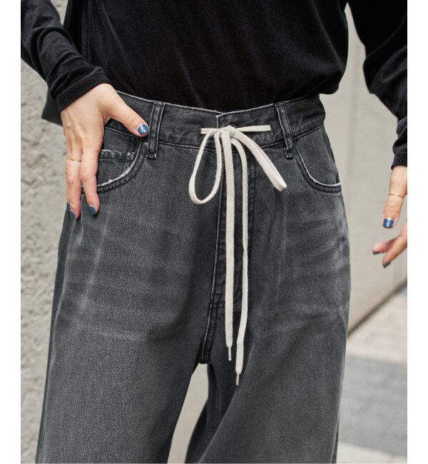 Spick and Span「5 1/2 SOFT DRAWSTRINGDENIM」|デニム|