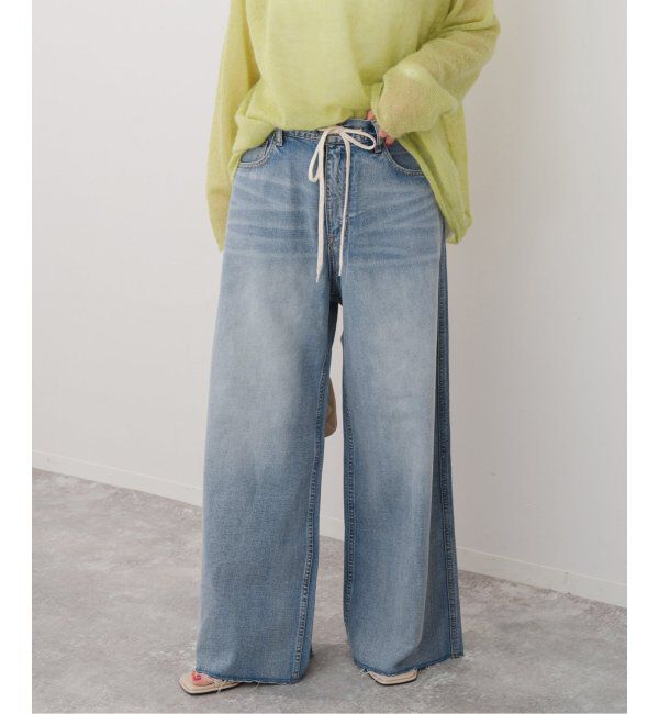 Spick and Span「5 1/2 SOFT DRAWSTRINGDENIM」|デニム|