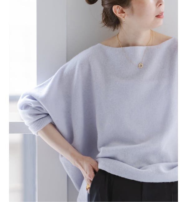 NOBLE「《WEB・一部店舗限定追加2》ファインウールドルマンプルオーバー」|ニット・セーター|