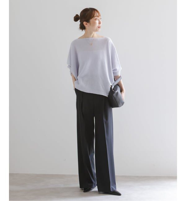 NOBLE「《WEB・一部店舗限定追加2》ファインウールドルマンプルオーバー」|ニット・セーター|