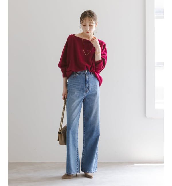 NOBLE「《WEB・一部店舗限定追加2》ファインウールドルマンプルオーバー」|ニット・セーター|