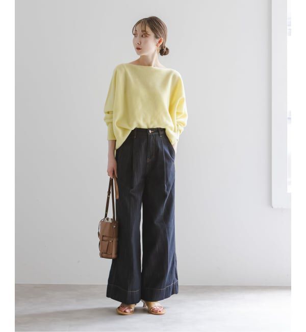 NOBLE「《WEB・一部店舗限定追加2》ファインウールドルマンプルオーバー」|ニット・セーター|