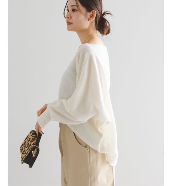 NOBLE「《WEB・一部店舗限定追加2》ファインウールドルマンプルオーバー」|ニット・セーター|