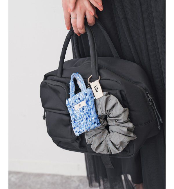 Spick and Span「《一部店舗+WEB限定》Uhr/ウーア 別注ミニバッグチャーム」|その他|ブルー C