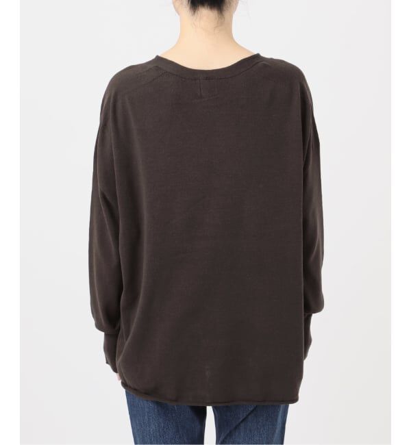 Spick and Span「コットンバルキーヤーンルーズVネックプルオーバー」|ニット・セーター|