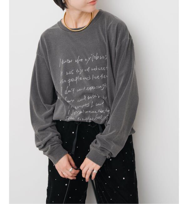 Spick and Span「J.J.Mercer / ジェイジェイマーサー LONG SLEEVE Tシャツ」|Tシャツ・カットソー|