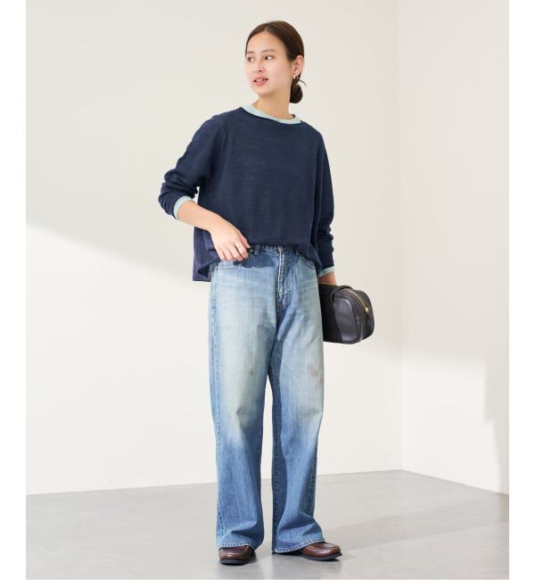 FRAMeWORK「≪手洗い可≫ウォッシャブルアルパカミックスナイロンポンチョニット」|ニット・セーター|