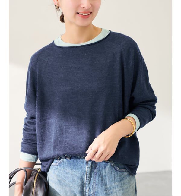 FRAMeWORK「≪手洗い可≫ウォッシャブルアルパカミックスナイロンポンチョニット」|ニット・セーター|