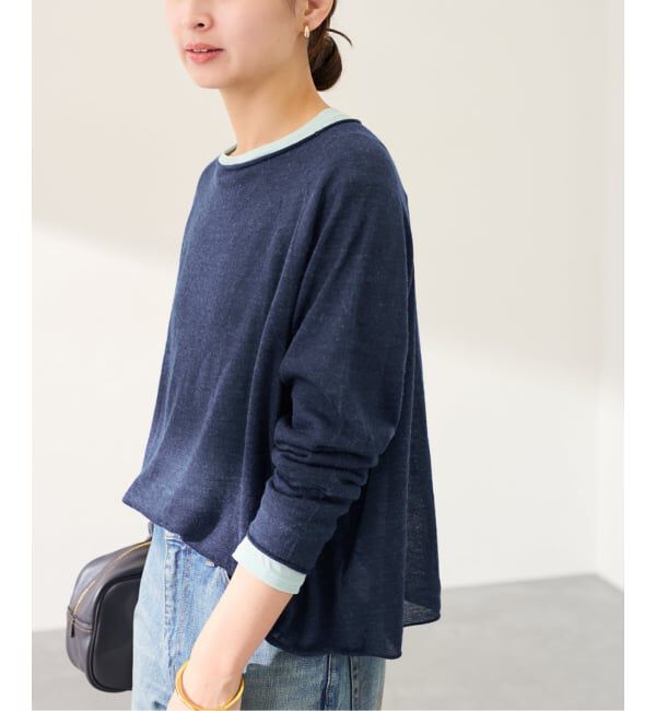 FRAMeWORK「≪手洗い可≫ウォッシャブルアルパカミックスナイロンポンチョニット」|ニット・セーター|