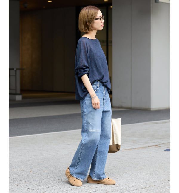 FRAMeWORK「≪手洗い可≫ウォッシャブルアルパカミックスナイロンポンチョニット」|ニット・セーター|