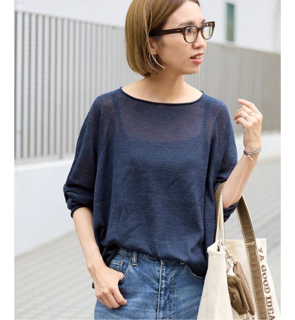 FRAMeWORK「≪手洗い可≫ウォッシャブルアルパカミックスナイロンポンチョニット」|ニット・セーター|