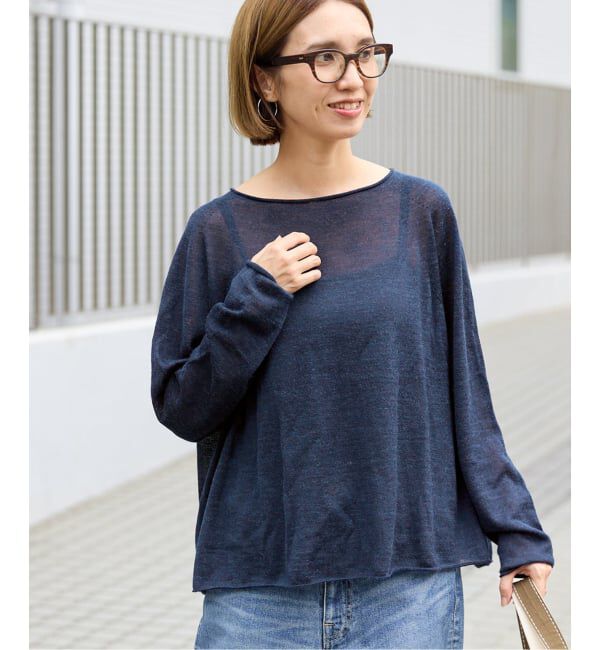 FRAMeWORK「≪手洗い可≫ウォッシャブルアルパカミックスナイロンポンチョニット」|ニット・セーター|