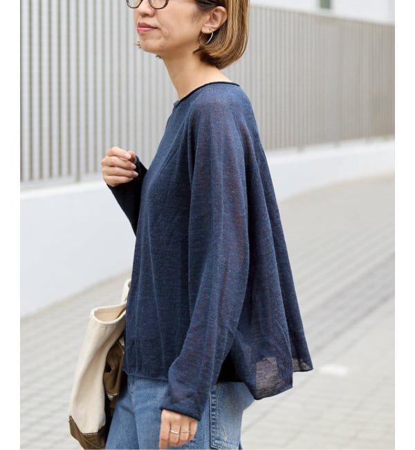 FRAMeWORK「≪手洗い可≫ウォッシャブルアルパカミックスナイロンポンチョニット」|ニット・セーター|