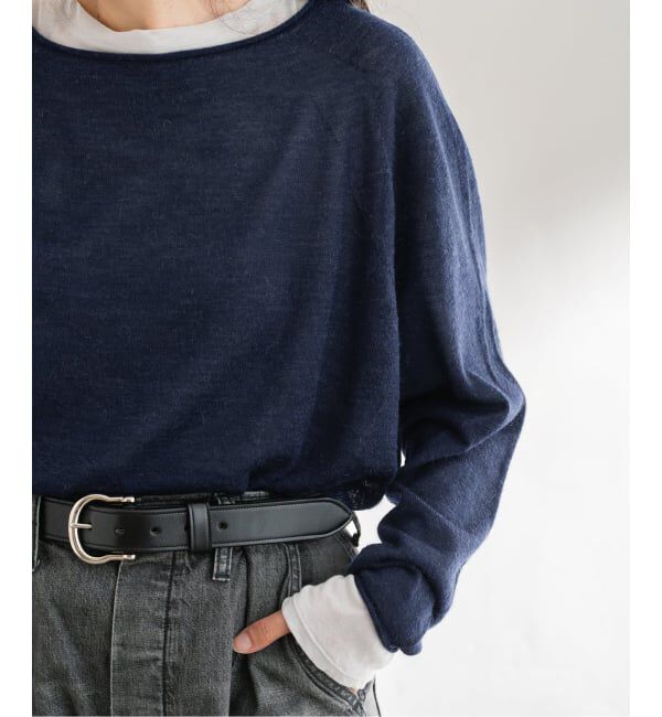 FRAMeWORK「≪手洗い可≫ウォッシャブルアルパカミックスナイロンポンチョニット」|ニット・セーター|