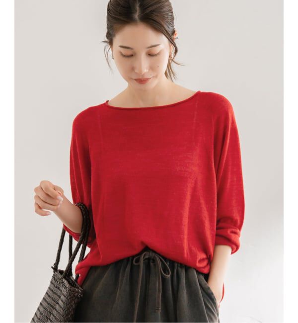 FRAMeWORK「≪手洗い可≫ウォッシャブルアルパカミックスナイロンポンチョニット」|ニット・セーター|