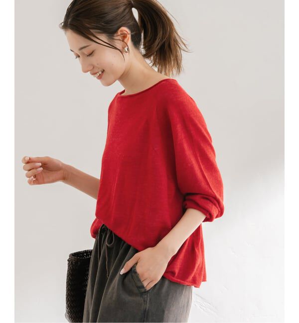 FRAMeWORK「≪手洗い可≫ウォッシャブルアルパカミックスナイロンポンチョニット」|ニット・セーター|