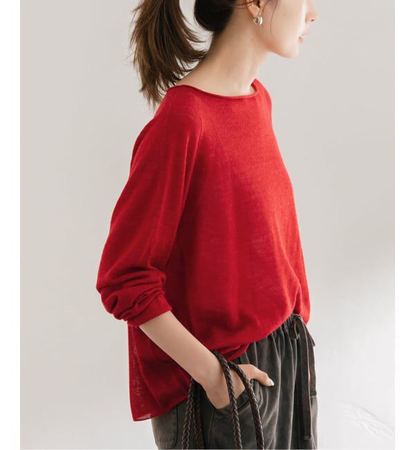 FRAMeWORK「≪手洗い可≫ウォッシャブルアルパカミックスナイロンポンチョニット」|ニット・セーター|